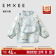 嫚熙（EMXEE）寶寶吃飯罩衣圍兜圍裙防水防臟嬰兒輔食反穿衣飯兜兒童罩衣 嫚熙大鵝【長(cháng)袖款】 90（適合身高80-90cm） 1-2歲