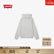 Levi's李維斯男士美式復古vintage寬松休閑印花連帽落肩袖衛衣 灰色 0018V-0000 L