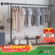 楠葉 晾衣架落地 陽(yáng)臺衣架  多功能衣架 簡(jiǎn)易衣架桿 臥室掛衣架DGZ-8