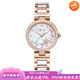 羅西尼【新年生日禮物】新款典美系列女表3D立體桃花氣質(zhì)防水機械手表女 間陶瓷鋼帶5978G01B 33mm表盤(pán)
