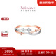 周大福SOINLOVE心愛(ài)心愿流星鉆石戒指18K金結婚求婚鉆戒女 12號