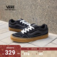 VANS范斯官方 MN Caldrone黑色牛筋底美式復古胖胖鞋男鞋板鞋 黑色 43