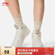 李寧青云HI丨板鞋女鞋減震回彈百搭休閑鞋AGCU550