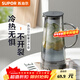 蘇泊爾（SUPOR）冷水壺家用儲水大容量耐高溫玻璃涼水杯果汁扎壺涼茶冷泡壺 【防爆裂】煙灰色單壺1.4L