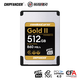 CHIPFANCIERVPG800認證 CFA卡 CFexpress TypeA Gold II 金版二代 CFA4.0存儲卡 影視颶風(fēng)聯(lián)名 512GB 金卡二代 CFA存儲卡