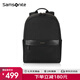 新秀麗（Samsonite）高端商務(wù)通勤電腦包女14英寸抗菌黑色背包旅行雙肩包輕便百搭書(shū)包