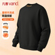 凡客誠品（VANCL）套頭衛衣男士冬季加絨圓領(lǐng)內搭羊羔絨加厚保暖長(cháng)袖男 黑 L