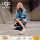 UGG秋季女士時(shí)尚舒適平底雙色街頭休閑板鞋明星同款1168890 JSM | 茉莉白 38 尺碼偏小，建議拍大一碼