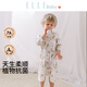 ELLE BABY寶寶睡裙新款竹棉A類(lèi)兒童女童女孩男童連體睡衣 獨角獸之旅 100