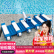PoolMate游泳池吸污頭帶毛刷清潔吸污機(jī)配件水下吸塵器吸池頭不銹鋼吸污盤 25英寸藍(lán)白吸污頭