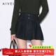 AIVEI欣賀艾薇2025冬季新小清新甜美風(fēng)兩?？叟Ｗ邪肷砣筙RV7Q13A 藏青 S