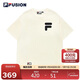 FILA FUSION斐樂(lè )潮牌情侶短袖街頭寬松純棉短袖T恤男女短T