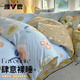 雅鹿純棉被套單人150x200單件宿舍被罩180x220加厚磨毛床上用品四件套 ac花兒樂(lè )團【不起球不掉色】 單被套 180cm*220cm