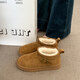 UGG MADE IN AUSTRALIA SINCE 1910官方正品厚底雪地靴女款2025新款冬季毛毛勃肯鞋加絨加厚短靴子東 駝色38