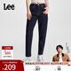 Lee413標準高腰小直腳深藍色女牛仔褲休閑潮LWB1004133QJ 深藍色 26