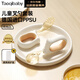 taoqibaby兒童勺子寶寶學(xué)吃飯叉勺彎頭嬰兒硅膠短柄訓練輔食勺