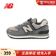 NEW BALANCE NB574女鞋復古百搭運動(dòng)休閑鞋WL574RCF WL574UI2 灰藍色/卡其色 37 (腳長(cháng)23.5cm)