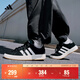 adidas「面包鞋」GRAND COURT BASE 00s休閑低幫板鞋男女阿迪達斯 黑色/白色/樹(shù)脂黃(推薦女生選小半碼)   37