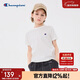 Champion冠軍男女童短袖T恤2025夏季新款大小童親子裝C標基礎純色兒童上衣