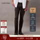 Calvin KleinJeans25秋冬新款男士經(jīng)典休閑通勤ck黑色洗水修身微彈牛仔褲