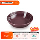 酷彩（Le Creuset）炻瓷18cm麥片碗 創(chuàng  )意沙拉水果菜盤(pán)家用多功能碗漸變色 18厘米麥片碗無(wú)花果色