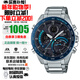 卡西歐（CASIO）EDIFICE系列農家橡樹(shù)賽車(chē)藍牙時(shí)尚防水商務(wù)男士手表送禮推薦 太陽(yáng)能+藍牙ECB-900DB-1B