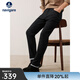 Navigare意大利小帆船男士休閑褲秋季時(shí)尚仿牛仔長(cháng)褲抗菌彈力通勤直筒褲子 暗夜黑 33 碼