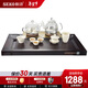 新功（SEKO）黑檀木實(shí)木全自動(dòng)上水茶盤(pán)套裝茶具套裝功夫茶具茶臺套裝 F171 全自動(dòng)茶盤(pán) 無(wú)配茶具