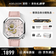 愛(ài)勒 AGELOCER原創(chuàng  )賽車(chē)表時(shí)尚小眾女士機械手表高端國表大表盤(pán)送女友生日禮物