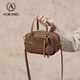 奧康（Aokang）包包女包新潮牛皮方糖手提包輕奢斜挎單肩包生日禮物送女友老婆