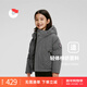 保姆鵝 兒童羽絨服男童女童工裝外套寶寶戶(hù)外防風(fēng)保暖冬裝童裝[NG2608] 大象灰 120