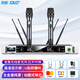 先科（SAST）OK-109B 無(wú)線(xiàn)話(huà)筒 一拖二 U段可調頻 無(wú)線(xiàn)麥克風(fēng)專(zhuān)業(yè)K歌麥克風(fēng)家庭KTV演唱會(huì )議主持專(zhuān)業(yè)話(huà)筒鈦合金