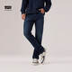 Levi's李維斯冬暖系列男士511修身版型復古休閑牛仔褲 深藍色 32 (32)