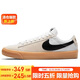 耐克NIKE男板鞋緩震透氣 BLAZER LOW 低幫運動(dòng)鞋DC7695-100白黑棕42