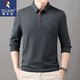 啄木鳥(niǎo)（TUCANO）POLO衫男春秋款翻領(lǐng)百搭長(cháng)袖體恤打底衫休閑保羅衫 灰色 L