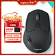 羅技（Logitech）M720 鼠標 無(wú)線(xiàn)藍牙鼠標 辦公鼠標 右手鼠標 大手鼠標 優(yōu)聯(lián) 黑色 帶無(wú)線(xiàn)2.4G接收器