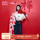 野獸派家居（tbh）三麗鷗Hello Kitty二合一法蘭絨抱枕毯空調毛毯午睡毯車(chē)載靠枕毯