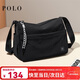 POLO單肩包女士休閑斜挎包女大容量運動(dòng)挎包12.9英寸iPad包戶(hù)外手機包