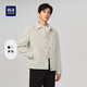 HLA海瀾之家?jiàn)A克男肌理國民臻品字母小標外套男秋季