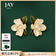 Jay 2025新款花間集系列文藝梔子花耳釘耳飾送女友新年禮物
