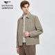 七匹狼【四級防水】夾克男士耐磨易打理翻領(lǐng)男裝外套 卡其 2XL180/96A
