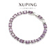 XUPING旭平首飾方糖手鏈 貴族紫女生日常百搭送生日禮物X001179895 手鏈 約16+2cm