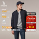 哈吉斯（HAZZYS）男裝 冬款【鵝絨】外套簡(jiǎn)約通勤棒球領(lǐng)薄款羽絨服男ASFZU0CDX02 藏青色NV XL （180/100A 50）