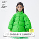 jnby by JNBY江南布衣童裝秋冬保暖羽絨服外套A型可愛(ài)花瓣擺女童1NAC13371 338熒光綠 150 cm