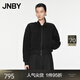 JNBY/江南布衣冬新品羊羔毛皮草軟糯蓬松外套棒球服女5OAA14270 001/本黑 S