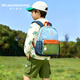 MR.ACE HOMME KIDS戶(hù)外親子出游雙肩包寶寶小學(xué)生書(shū)包男女童輕便背包 藍莓青檸汁M碼
