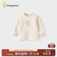 童泰（TONGTAI）寶寶上衣秋冬季純棉保暖嬰兒衣服內衣男女童長(cháng)袖上衣卡其100cm
