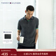Tommy Hilfiger【紳動(dòng)POLO】春夏男裝純棉珠地網(wǎng)眼花紗鑲邊修身短袖T恤POLO 灰色DW5 L （推薦：140-155斤）