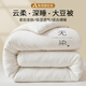 紅豆家紡大豆纖維被子春秋被冬被秋冬季家用加厚被芯學(xué)生宿舍四季通用被芯 無(wú)染-本白 2.0x2.3m春秋被【約6斤】