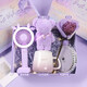 斐禮物飾實(shí)用生日禮物女生送伴手禮女伴娘公司年會(huì )員工結婚新年禮盒保溫杯 漸變紫陶瓷杯+杯墊+補光風(fēng)扇+小熊毛巾 450ml 紫色漸變禮盒送小花束